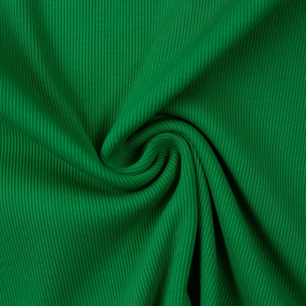 Cotton Ribbing - 365 Grass Green