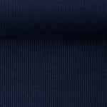 Cotton Sweatshirt Ribbed Cuffing - 598 Navy