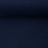 Cotton Sweatshirt Ribbed Cuffing - 598 Navy