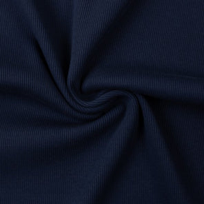 Cotton Ribbing - 598 Navy