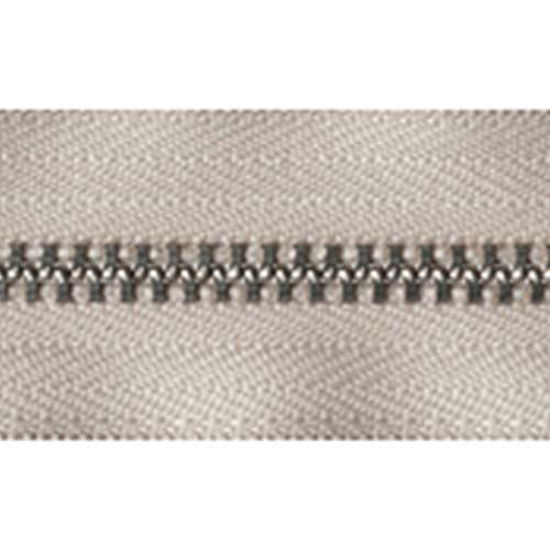 Nickel Open-Ended Zip - Beige 572