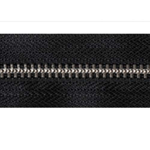 Nickel Open-Ended Zip - Black 580