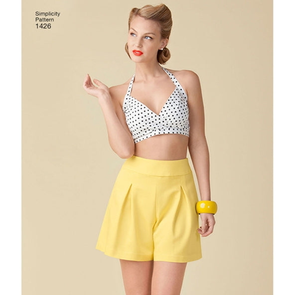 Simplicity 1426 - Vintage 50's Bra Tops