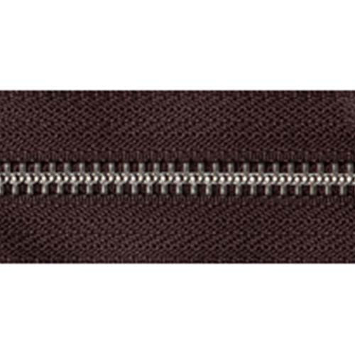 Nickel Open-Ended Zip - Brown 570