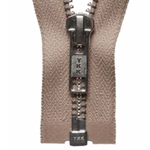 Nickel Open-Ended Zip - Fawn 573
