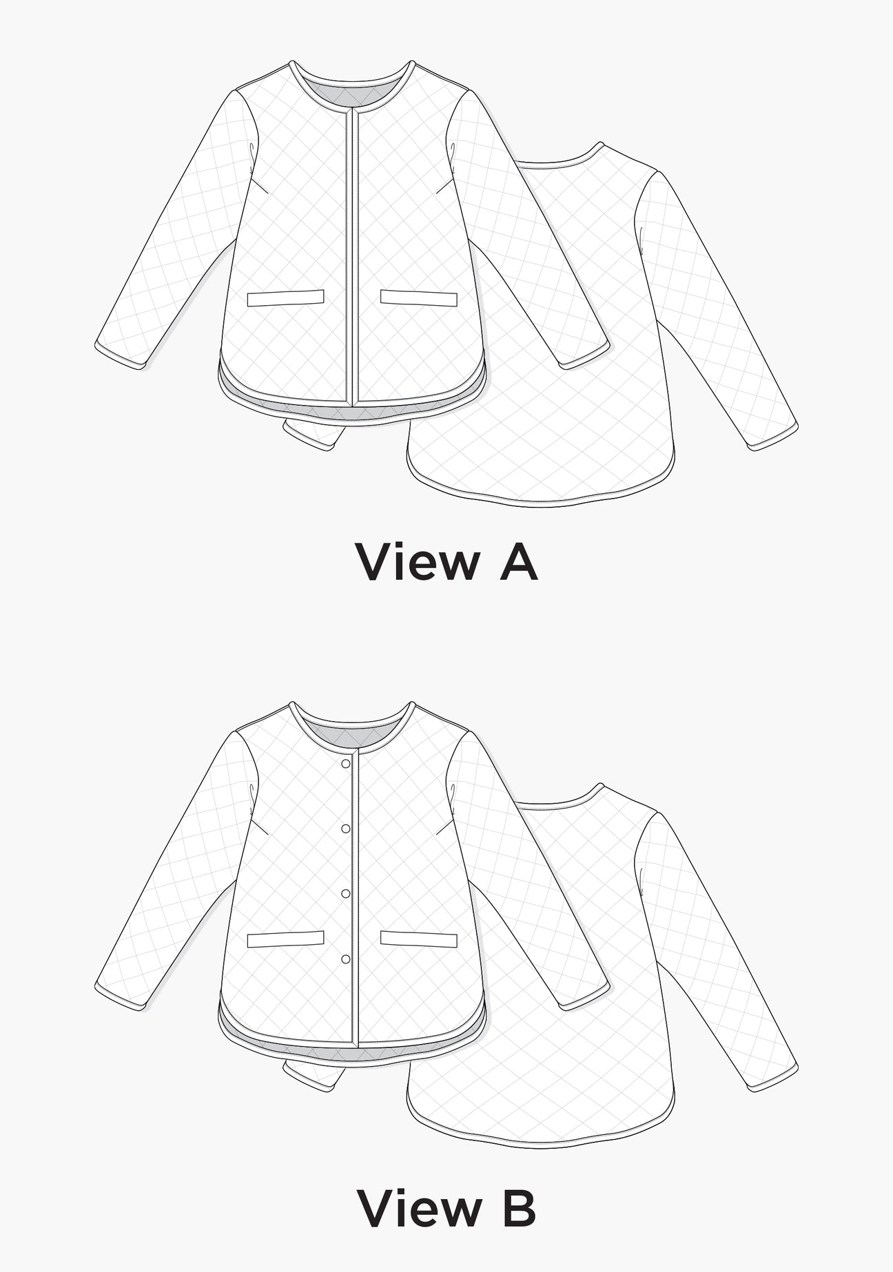 Grainline Studio - Tamarack Jacket - Sizes 4-34