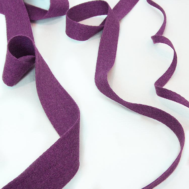 Cotton Herringbone Tape - 016 Purple
