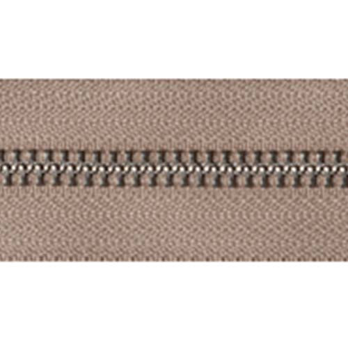 Nickel Open-Ended Zip - Fawn 573