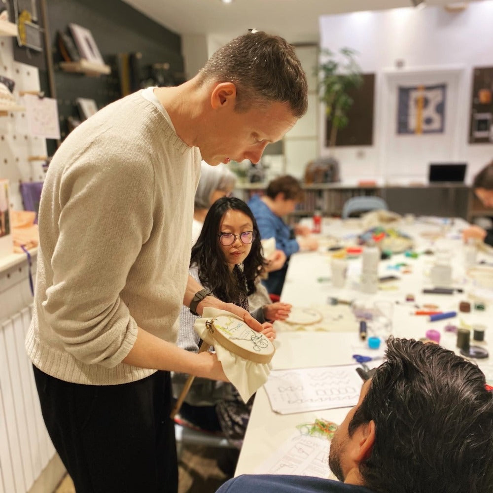 Hand Embroidery with Richard McVetis