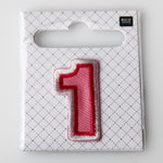 Iron-On Number Patch - 1