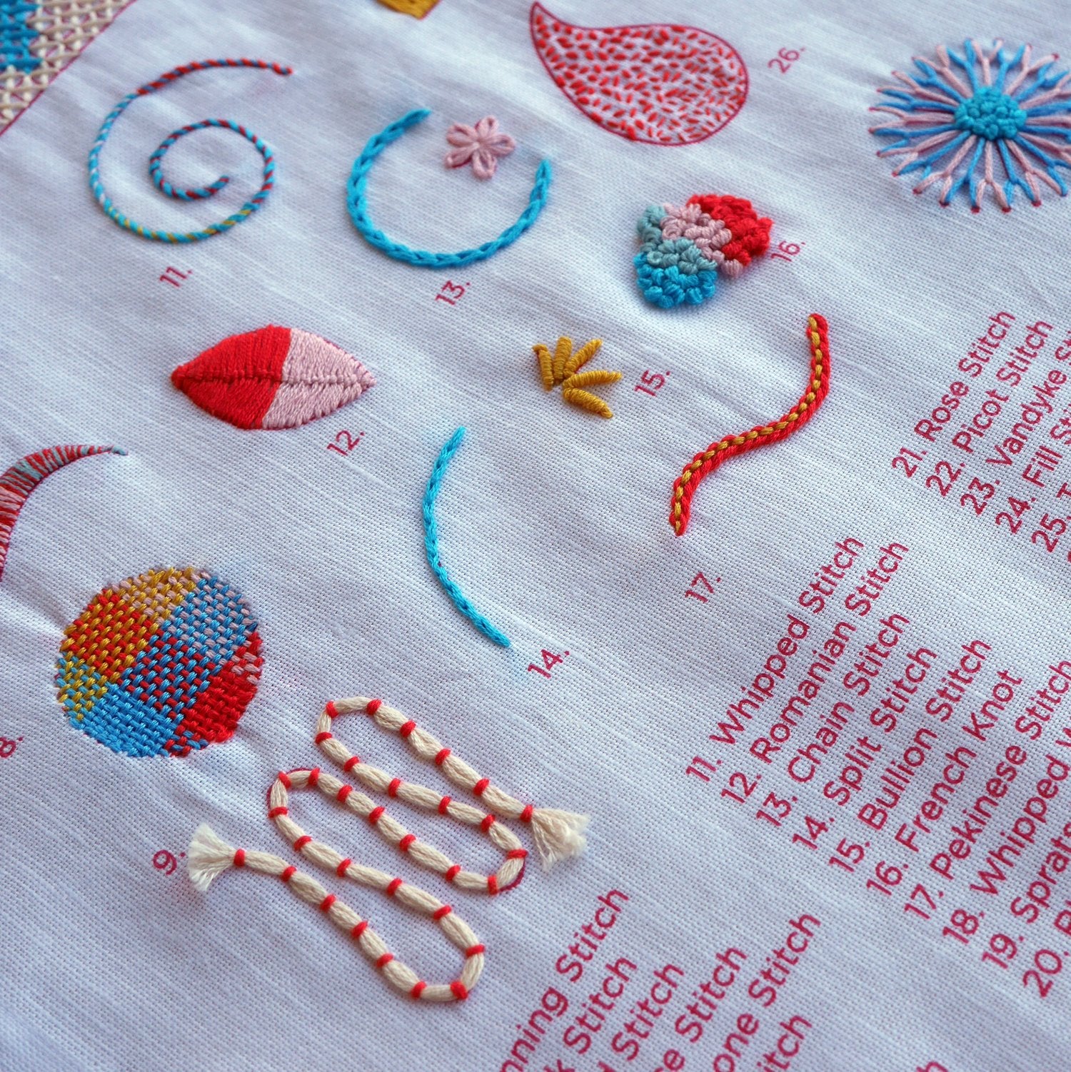 Stitch School - The Homework Sampler