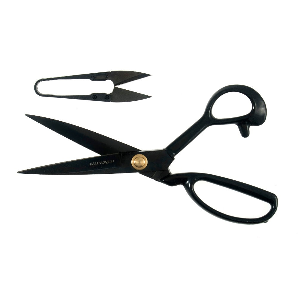 Milward - Dressmaking Scissors and Thread Snips Set - Black