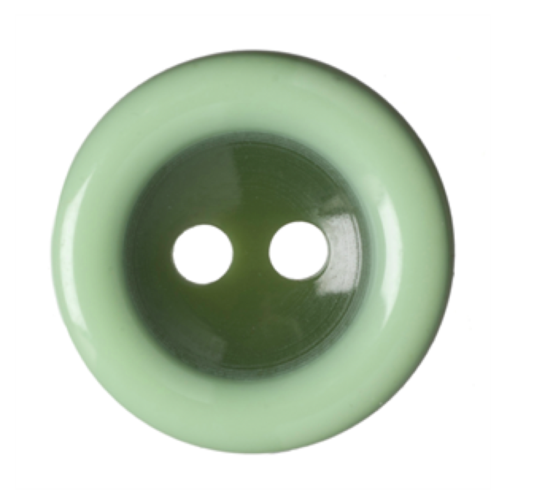 Two Tone Buttons - Mint/Bottle