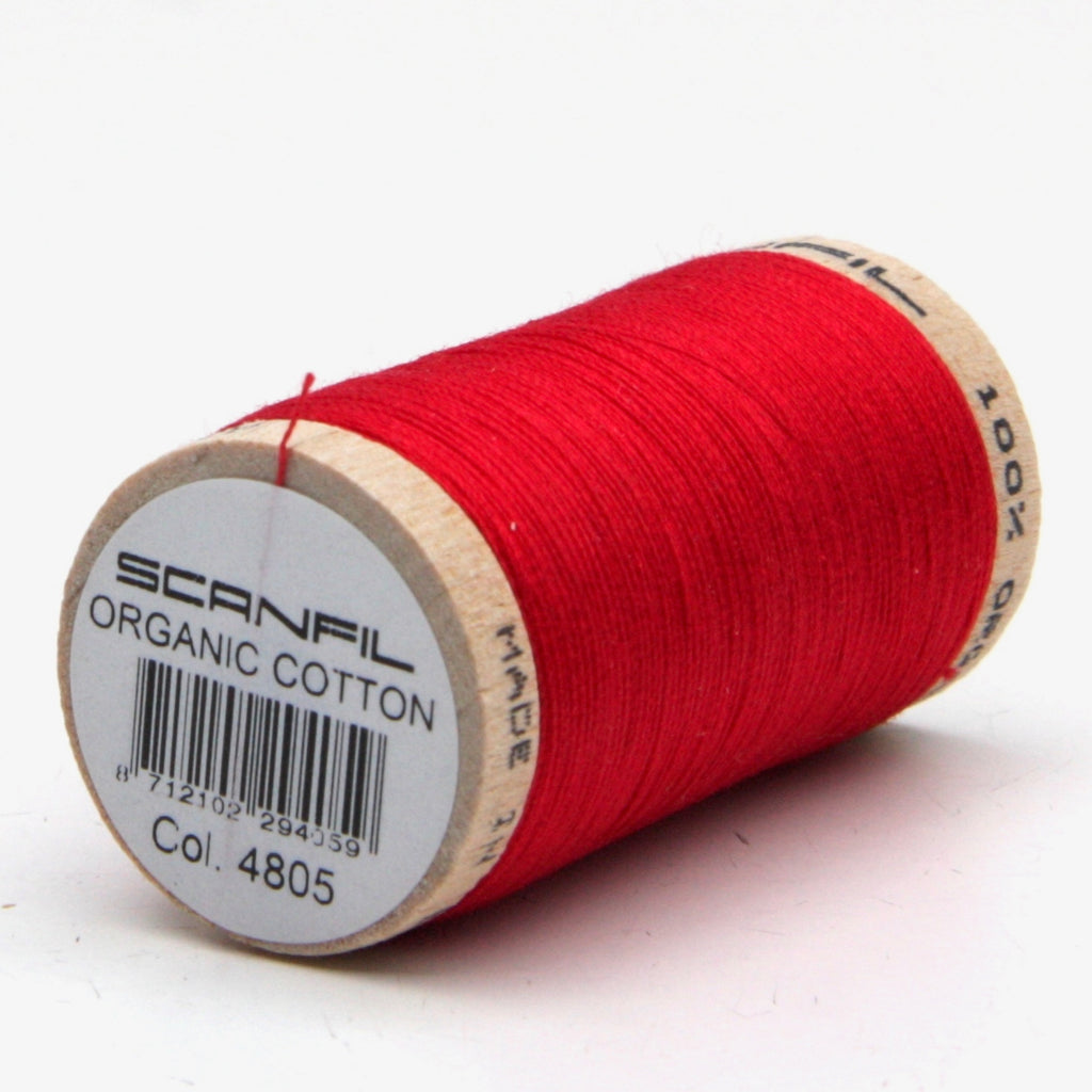 Organic Thread - Red 275m - 4805 | Ray Stitch