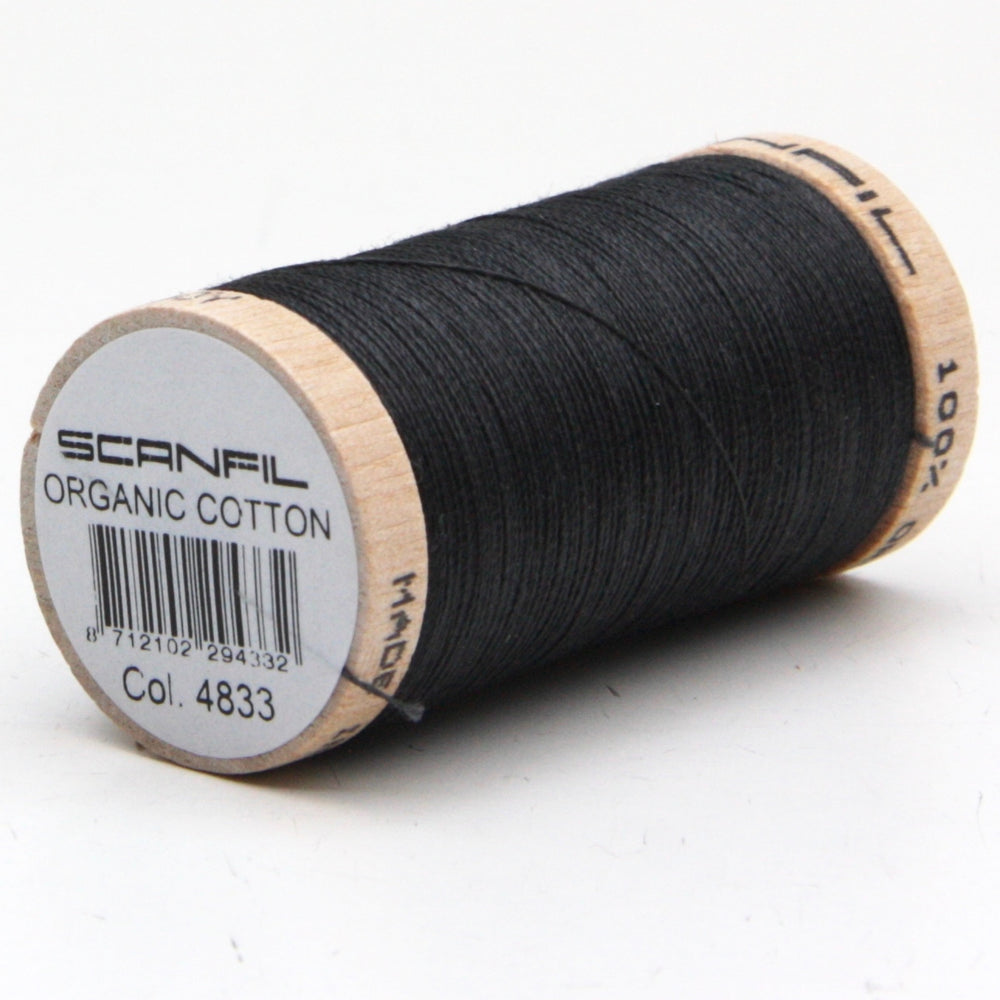 Organic Thread - 275m - 4833 - Charcoal