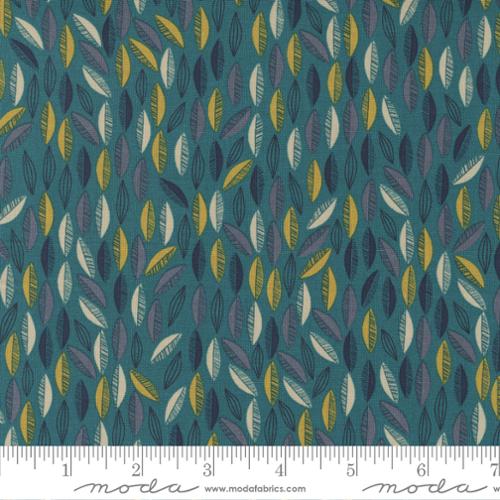 Fancy That Design House - Songbook A New Page - Cascade Leaf - Dark Teal