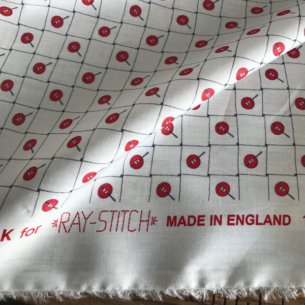 Haberdashery Cotton Lawn - White Scissors