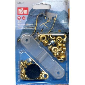 Prym 542411 - Eyelets - Gold 5mm