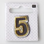 Iron-On Number Patch - 5