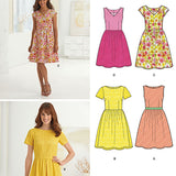 New Look Women's 6262 - Gathered-Skirt Dresses