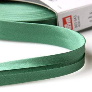 Prym Satin Bias Binding 20mm - 643 Green