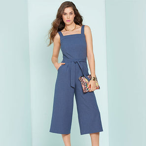 New Look Women's 6446 - Cropped Jumpsuit, Romper & Dresses