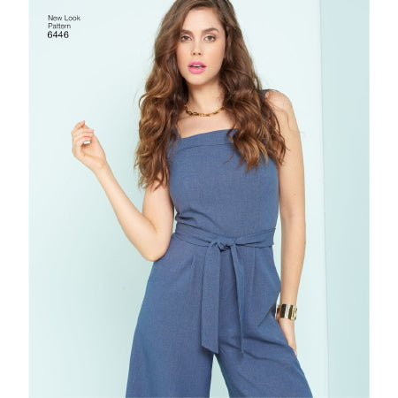 New Look Women's 6446 - Cropped Jumpsuit, Romper & Dresses