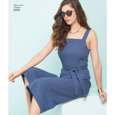 New Look Women's 6446 - Cropped Jumpsuit, Romper & Dresses