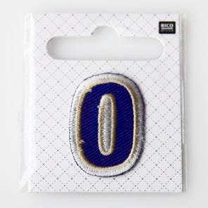 Iron-On Number Patch - 0