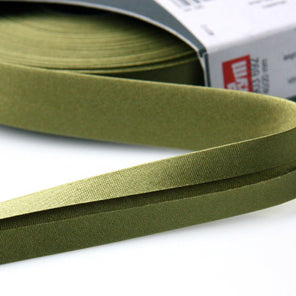 Prym Satin Bias Binding 20mm - 692 Olive