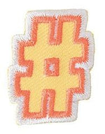 Iron-On Patch - Hashtag