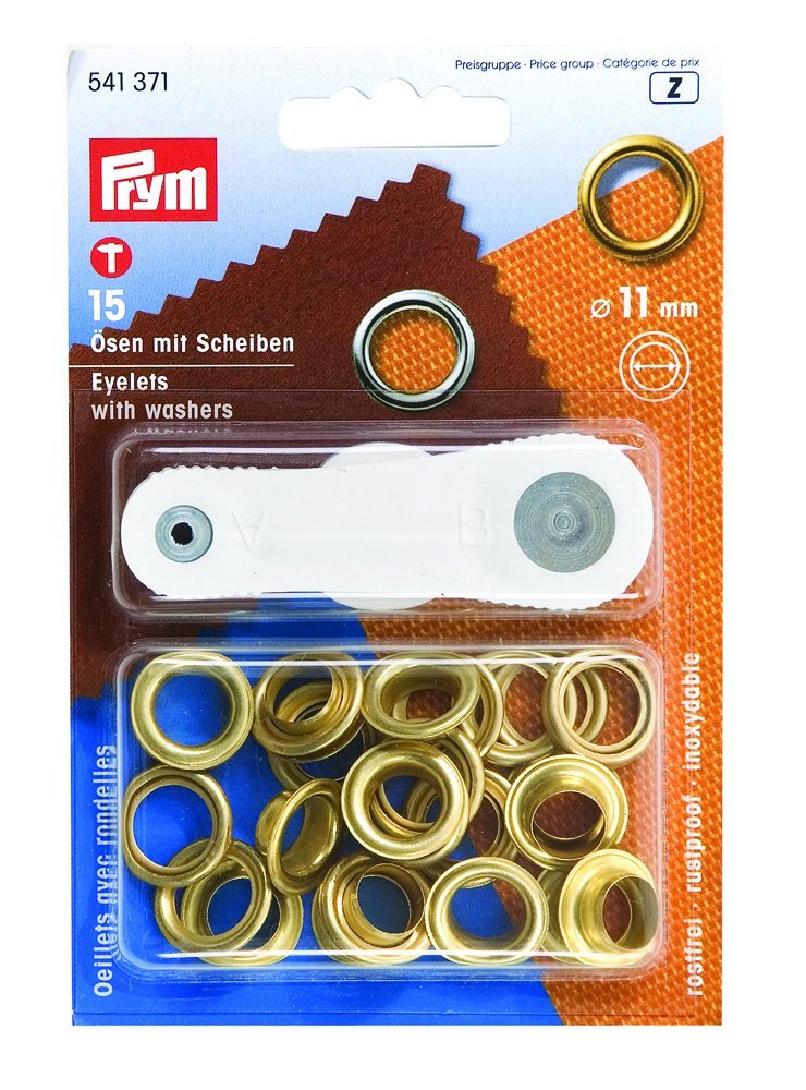 Prym 541371 - Eyelets - Gold 11mm