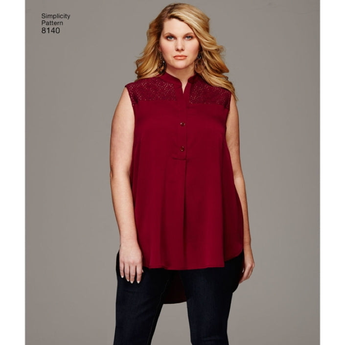 Simplicity 8140 - Plus Size Shirt