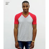 Simplicity Mens' 8613 - T-Shirt in Three Styles