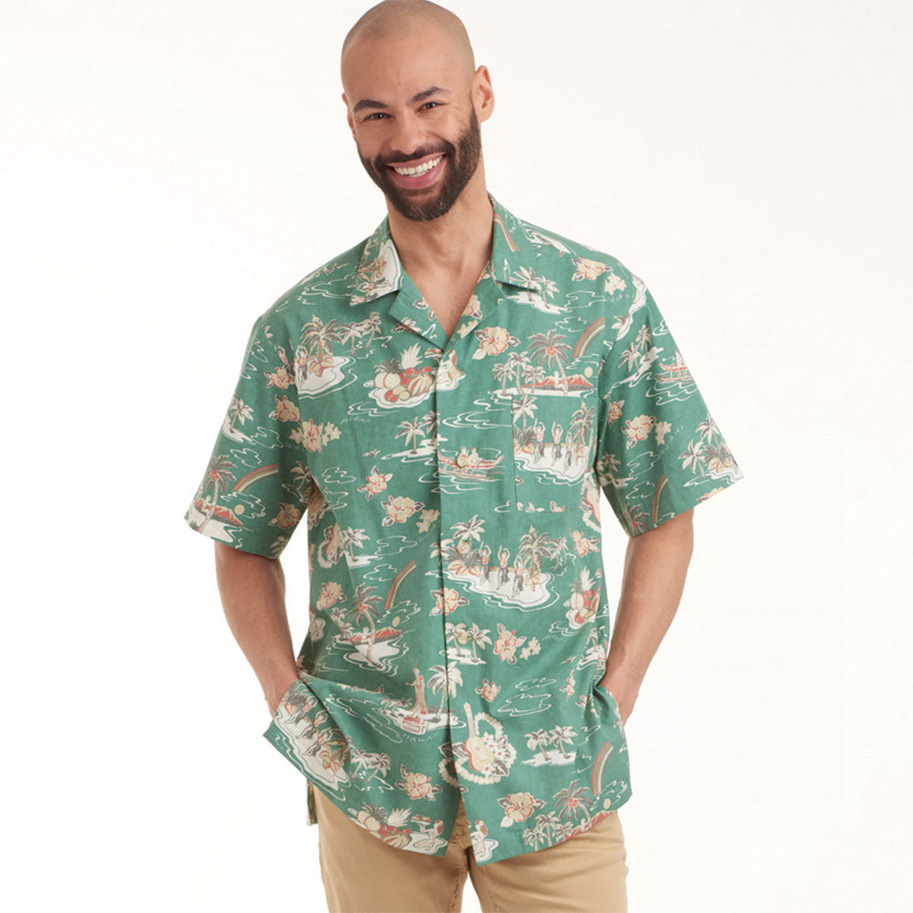 Simplicity Men's 9157 - Shirt with Sleeve Variations