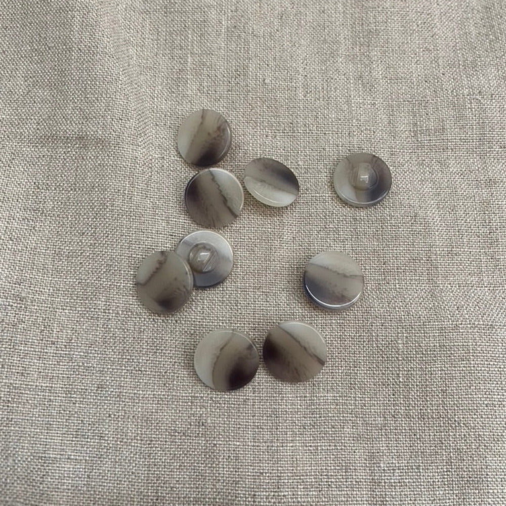 Marble Shaft Button - Grey