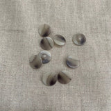 Marble Shaft Button - Grey