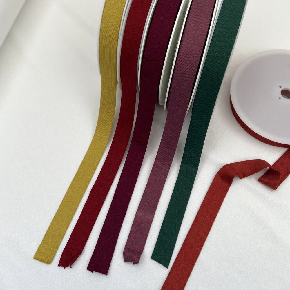 Viscose Jersey Binding 20mm - Mustard