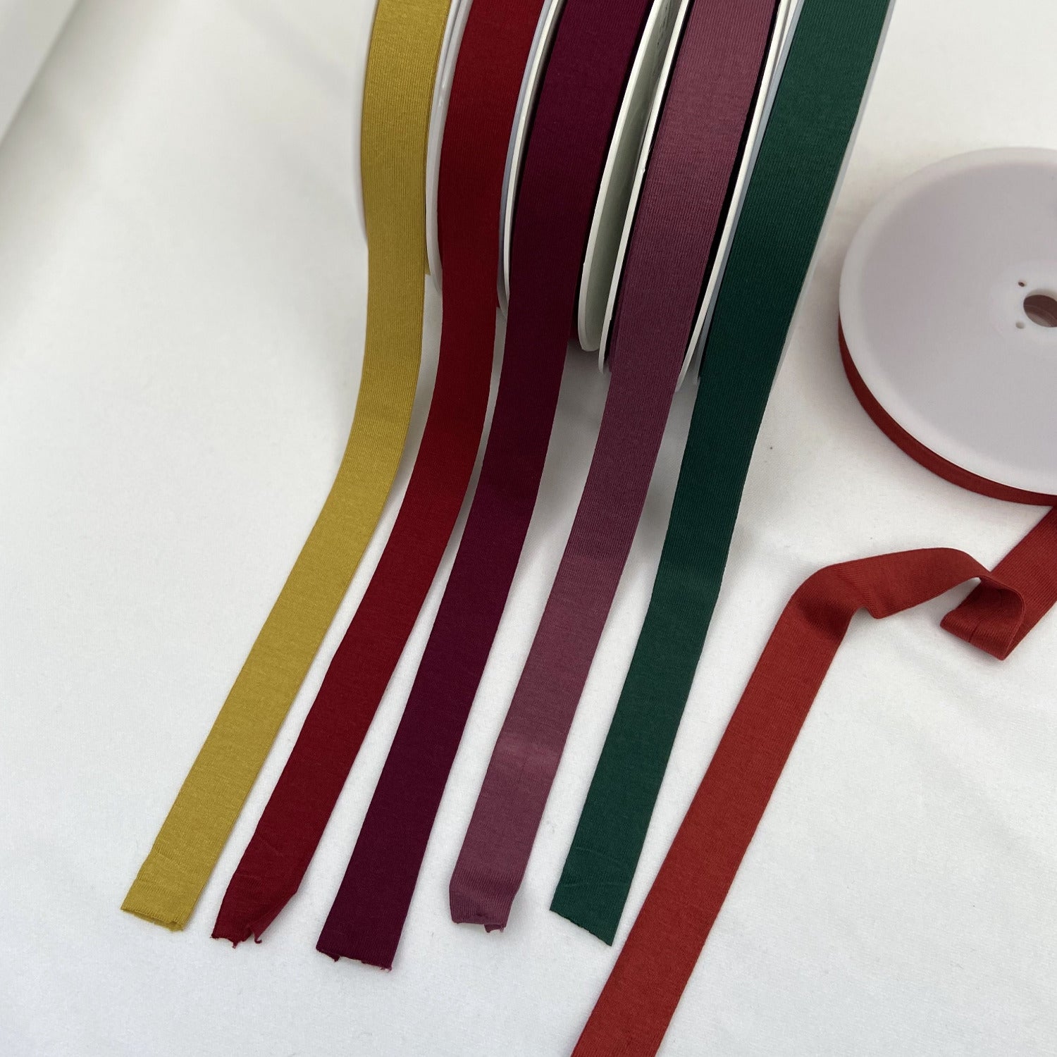 Viscose Jersey Binding 20mm - Bordeaux