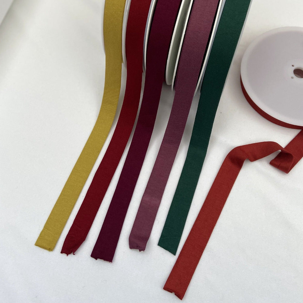 Viscose Jersey Binding 20mm - Hunter Green