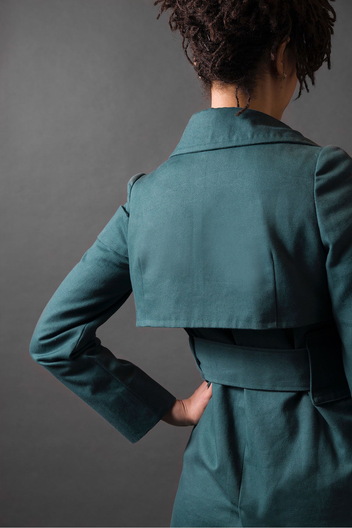 Organic Cotton Canvas - Burgundy