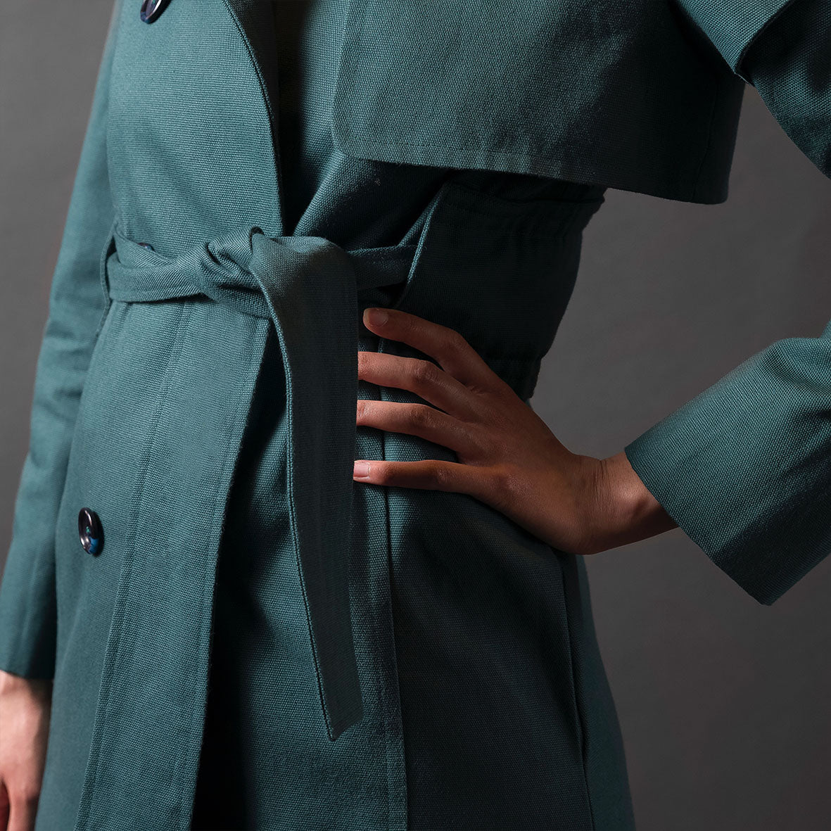 Organic Cotton Canvas - Sienna