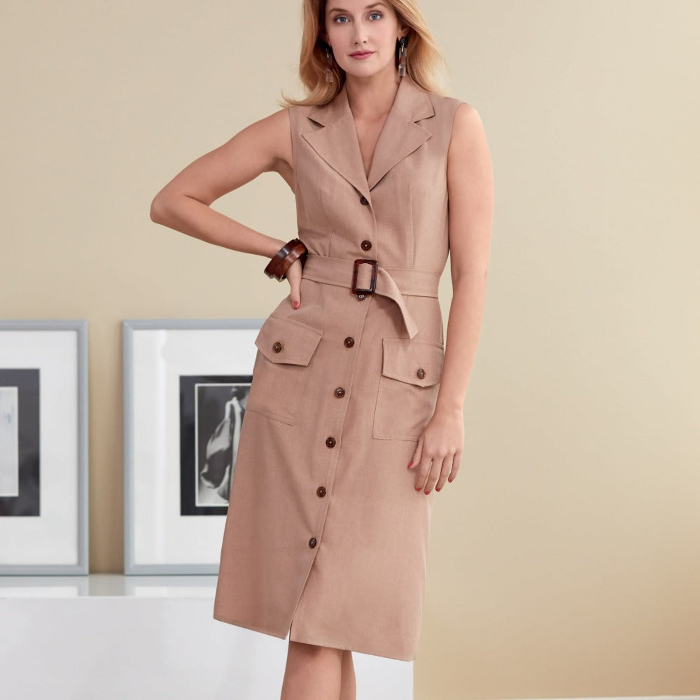 Butterick 6762 - Misses' Dress with Belt