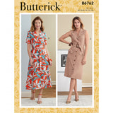 Butterick 6762 - Misses' Dress with Belt