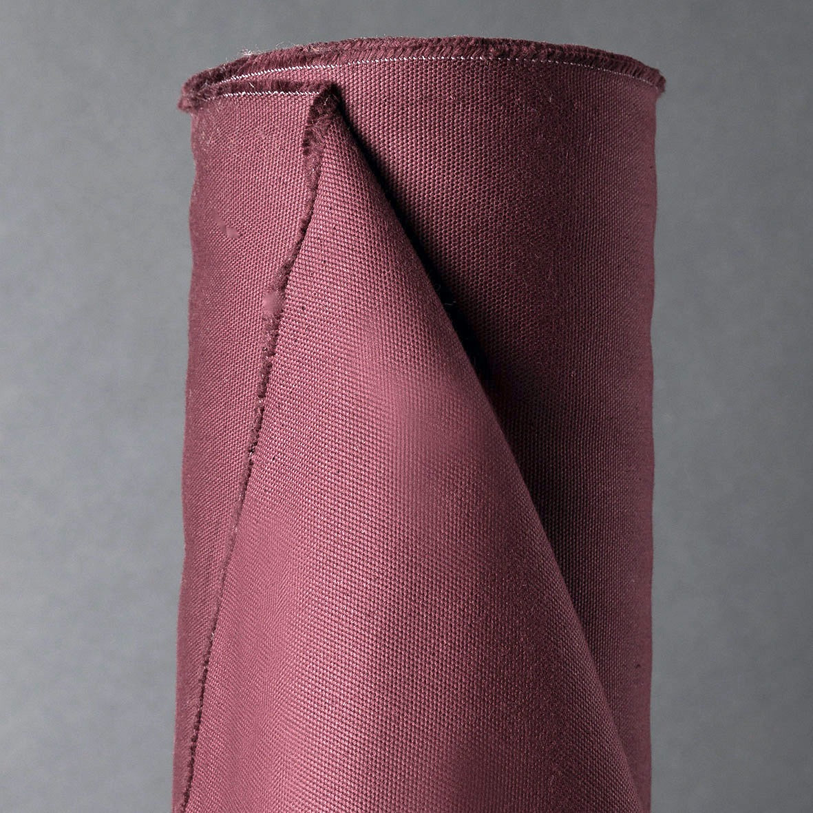 Organic Cotton Canvas - Burgundy