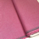 Wide Cotton Gingham - Bright Pink/White 2mm