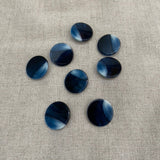 Marble Shaft Button - Blue