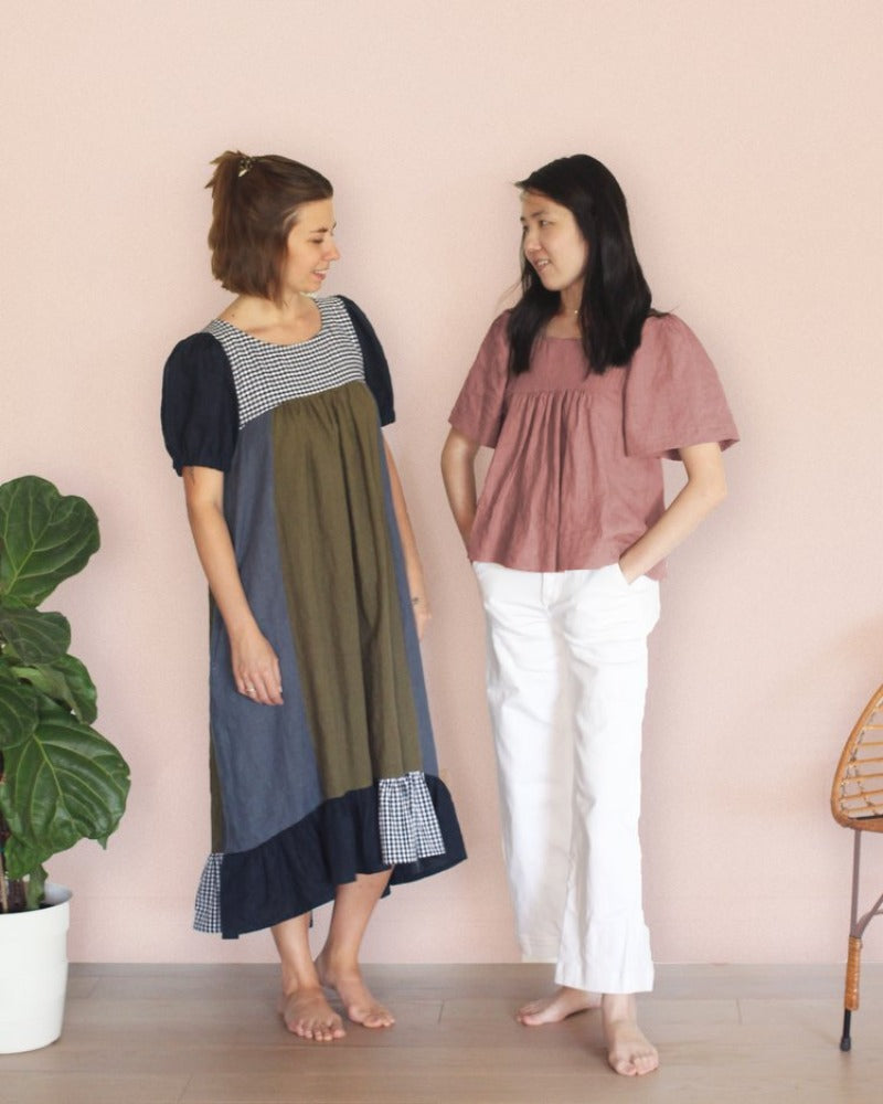 Matchy Matchy SC - Champagne Field Dress and Top - PDF Pattern