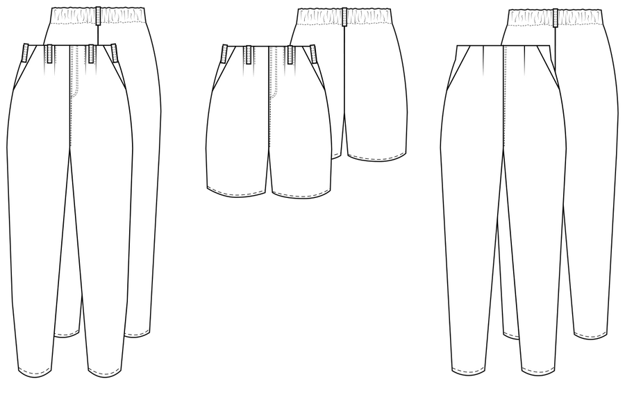 Untitled Thoughts - Chandler Trousers - PDF Pattern