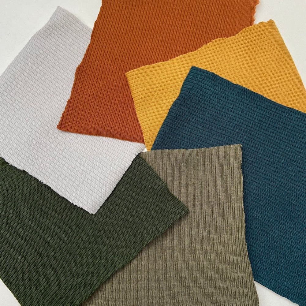 Cotton Rib Jersey - Swatches